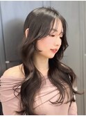色気抜群のレイヤーカット/ロングヘア/韓国/似合わせ/谷町四丁目