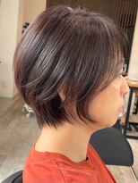 アトリエコア(Atelier Coa) 大人マッシュショート丸みショート黒髪ショートベリーショート