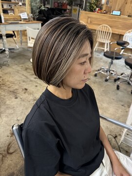 ウィークエンド(WEEKEND) 白髪活かしデザインカラーカットトリートメント22000～