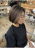 白髪活かしデザインカラーカットトリートメント22000~