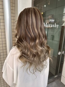 ミラシィ 稲毛(Mirashy) 【大人綺麗めスタイル】グレーハイライト♪