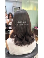 アピッシュ ギンザ(apish ginza)&nbsp;ミディアムパーマ/プードルパーマ/コテ巻きパーマ/韓国ヘア/藤野