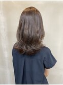 △ブラウンベージュ×レイヤー