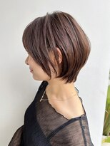 トルネード(TORNADO) 大人ショートボブ前髪ありレイヤーひし形丸顔絶壁K20241006
