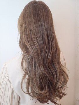 ジーナ 船橋(Zina) 髪質改善＊ロングレイヤーグレーベージュ＊美髪【Zina船橋】