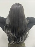 似合わせカットフェミニンロングくびレイヤーメルティカラー