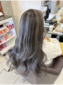 コントラストハイライト×くびれ巻き stylistすずか