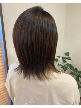 ヘアーフリーティー Hair freety 抜け感ナチュラルミディアム #袋井駅#愛野駅#縮毛矯正#髪質改善