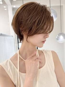 ロンドエニカ 大宮(Lond enika) ミニウルフレイヤーカット顔周り前髪韓国ショートボブ/大宮