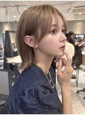 福岡で叶う/オリーブグレー/小顔に見えるヘア/ココアベージュ