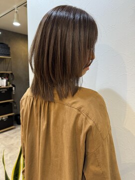 ＊ミディアムレイヤー×ブラウンベージュ