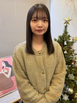 ヘアーアイスカルテット(HAIR ICI QUARTET) 20代30代◎透明感冬カラーミディアムグレー小顔レイヤー