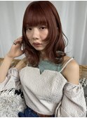 小辻 ウルフレイヤーカット 顔周りカット くびれヘア