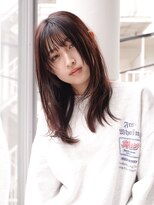 エムスラッシュ 本牧(M.SLASH)&nbsp;顔回り/ハイレイヤーカット/姫カットレイヤー/透け感/本牧