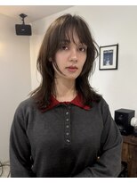 ナービス(NARVIS)&nbsp;顔まわりカット/ミディアム/レイヤーカット/ウルフ