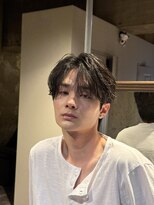 メンズココ 日本橋店(MENS COCO)&nbsp;シースルーセンターパート フェザーパーマ