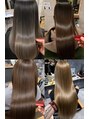 アッベリーレ(A'bbellire) オリジナルのケア剤を使用し、ウル艶髪質改善縮毛矯正☆