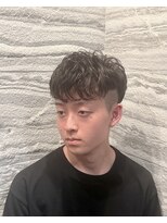 トリム 渋谷(trim.) ツーブロックショートスタイル