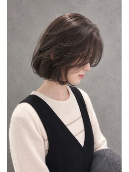 アッシュ 武蔵小金井店(Ash)の写真/そのままでも結んでも可愛い!気分に合わせてストレートも楽しめる♪アレンジが無限大に広がるAshのパーマ