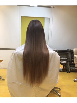 デュオヘアー エクステンションズ 新宿 サラサラストレートロングに大変身♪