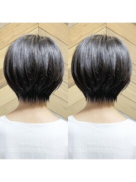 ネオリーブ モカ 川崎チネチッタ店(Neolive mocca) 大人かわいい小顔ひし形ショートボブ30代40代50代川崎