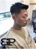 メンズ刈上げ短髪ジェットフェードKEIJU