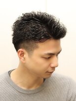 ヘアーアンドグルーミング ヨシザワインク(HAIR&GROOMING YOSHIZAWA Inc.)&nbsp;【ヨシザワ人形町】高めツーブロックパーマメンズショート