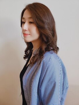 トップヘアー ガーデンヴィラ 安城(Garden Villa) 大人の雰囲気を活かすニュアンスウェーブ/ニュアンスカラー