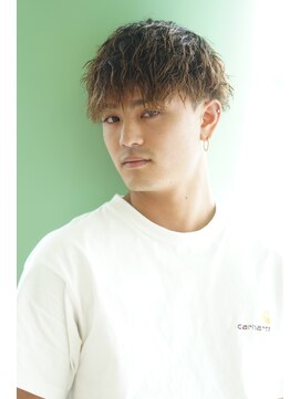 にもう ソフトツイストパーマツーブロックショート2