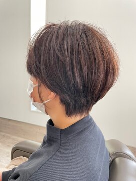 シークレットベースエヌ(Secret Base N) 襟足スッキリ♪大人キレイな丸みショートボブ　20代30代40代50代