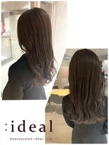 アイディール(:ideal)&nbsp;赤みが気になる方にもおすすめ☆地毛風オリージュカラー