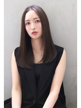 ブラン 梅田(Blanc) 【Blanc】髪質改善＿＿縮毛矯正＿トリートメント＿セミロング