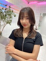 ロンド ストラーダ 心斎橋(Lond strada)&nbsp;マチルダボブ×ピンクベージュ×美髪［髪質改善/縮毛矯正］