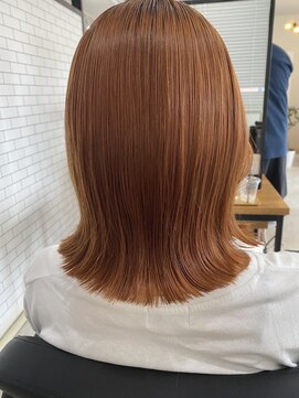 リベルテ 岡崎店(Liberte) ツヤ髪ショート♪グロスカラー/オレンジベージュ