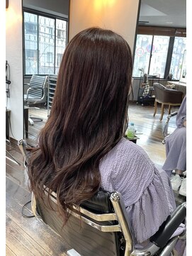 ヘアアンドメイク エジェリ(hair&make egerie) ラベージュカラー・ロングゆるウェーブ