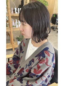 ソラ(SORA.) 大人可愛い20代30代40代50代オススメ切りっぱなし外ハネボブ♪