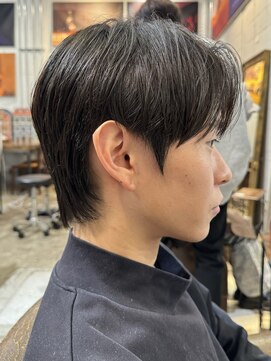 ノラ ヘアーサロン(NORA HAIR SALON) 韓国シースルーセンターパートミニウルフ