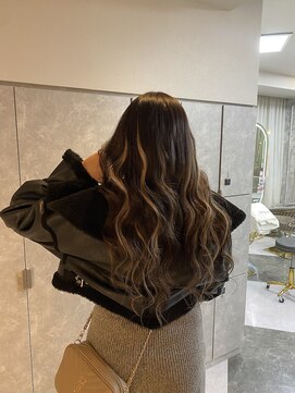 ガルボヘアー 名古屋栄店(garbo hair) #名古屋#栄#プルエクステ#ハイライト#ロング#ギャル#10代#20代