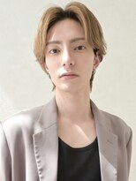 メンズ アイニティ(Men's Inity)&nbsp;[Inity]人気ミルクティーセンターパート[江坂/パーマ/メンズ］