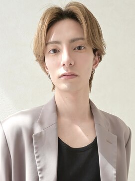 メンズ アイニティ(Men's Inity) [Inity]人気ミルクティーセンターパート[江坂/パーマ/メンズ］