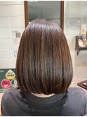 髪質改善トリートメント+くくれるボブ