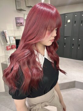 ベレーザ 渋谷(BELEZA) 7918艶髪カシスレッドラベンダーパープルハイトーンワンホンヘア