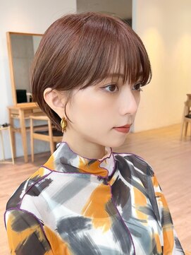 セイドット オモテサンドウ(Say. omotesando) say. マッシュショート ハイライト ハイトーンカラー 韓国 前髪