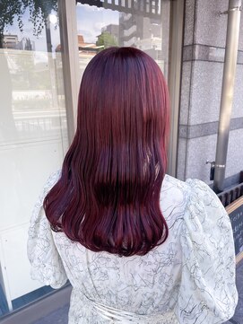 ミニム ヘアー(minim hair) 【minim×岩田】チェリーレッド
