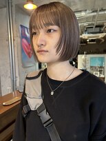 ソイリウム 下北沢(soi rium)&nbsp;ベージュカラー_ハイケアブリーチ＿ハイトーンボブ