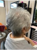 ♯ふんわりショート♯グレイカラー