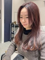 ロア(LOA)&nbsp;ロングヘア艶髪モーブカラー