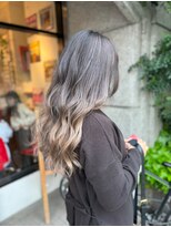 ヘアーワークス アンビエント(Hair works Ambient)&nbsp;バレイヤージュカラー#サンドベージュ【Ayaka】
