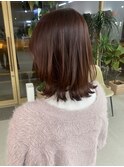 レイヤーカット/近鉄奈良/ピンクブラウン/暖色カラー/奈良