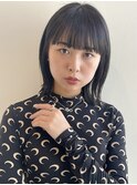 髪質改善 ストレート 縮毛矯正 ワイドバング ボブ ショート